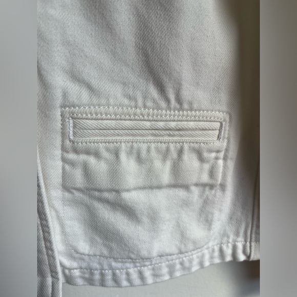 New J.Crew Size 00 Denim blazer-jacket Women’s in white - Picture 10 of 14